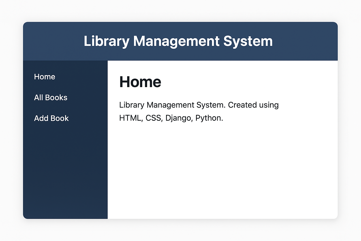 Library Management System